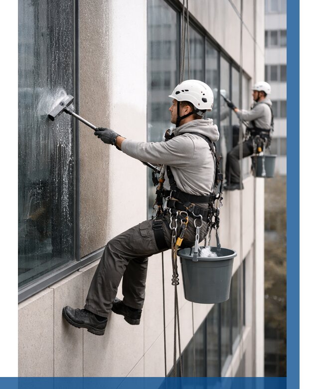 Мойка фасадов зданий в Ессентуках под ключ от 357 р. | ВЫСОТНИК-Ссн