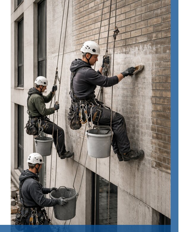 Удаление высолов с фасада в Ессентуках от 255 р. | ВЫСОТНИК-Ссн