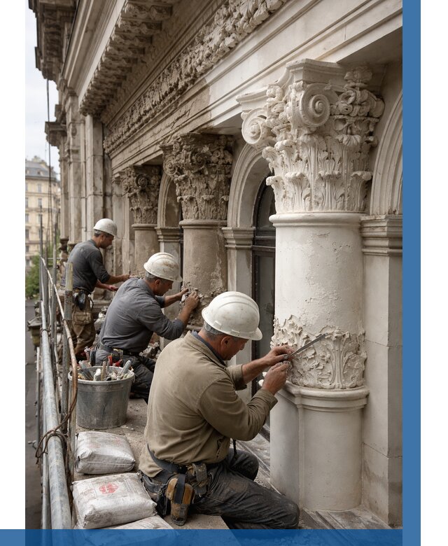 Реставрация фасадной лепнины в Ессентуках от 2549 р. | ВЫСОТНИК-Ссн