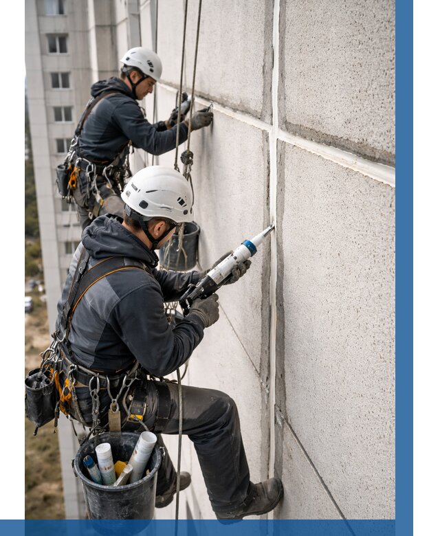 Герметизация межпанельных швов в Ессентуках от 714 р. | ВЫСОТНИК-Ссн