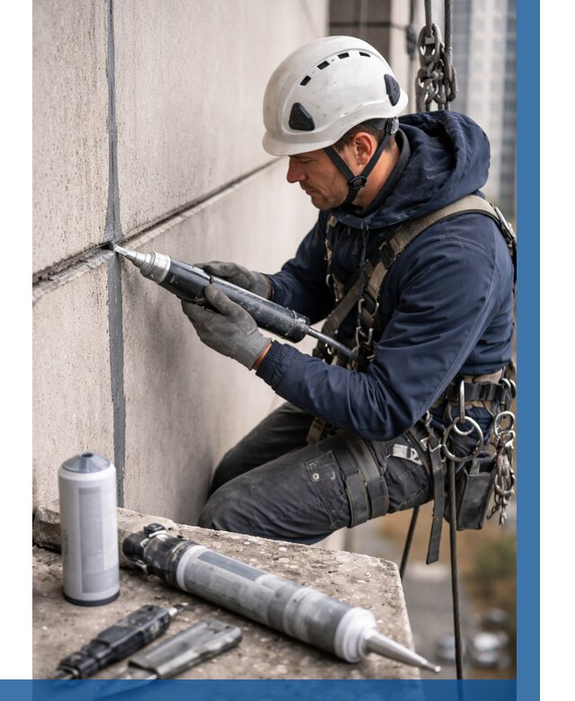 Вторичная герметизация швов в Ессентуках от 459 р. | ВЫСОТНИК-Ссн