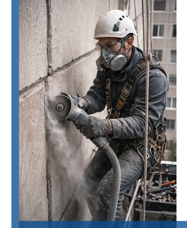 Штробление межпанельных швов в Ессентуках качественно и быстро