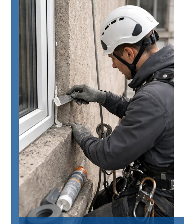 Герметизация монтажных швов окон в Ессентуках с гарантией качества