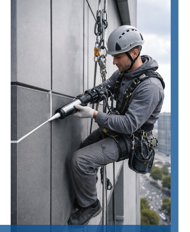 Герметизация стыков фасадных панелей в Ессентуках от 6628 р.| ВЫСОТНИК-Ссн