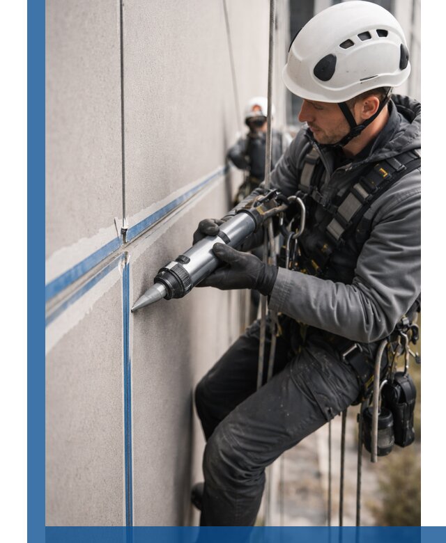 Герметизация стыков фасадных панелей в Ессентуках качественно и быстро