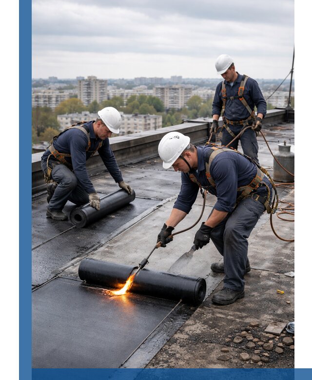 Ремонт наплавляемой кровли в Ессентуках качественно и надежно