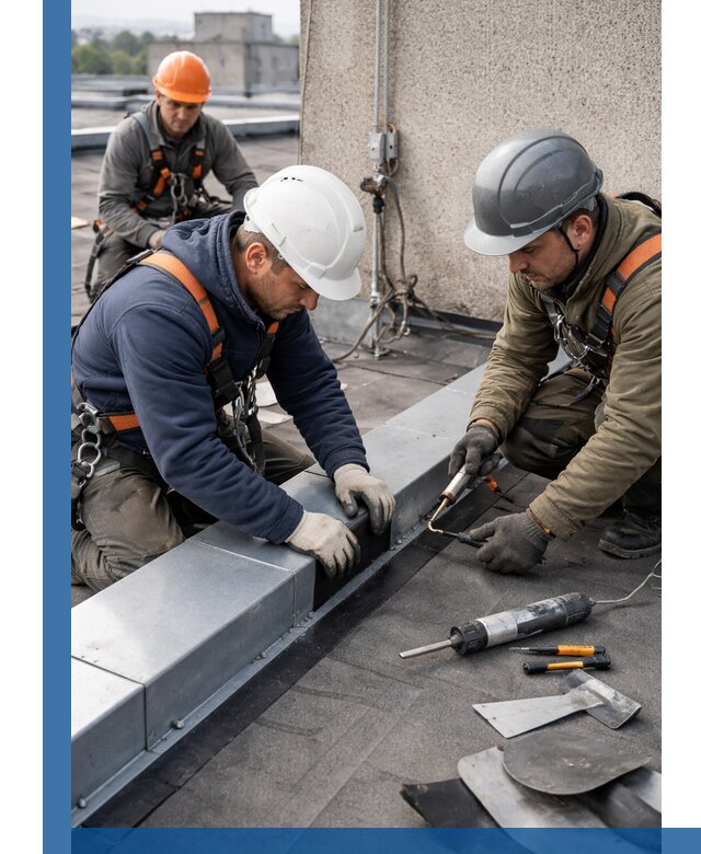 Ремонт кровельных примыканий в Ессентуках профессионально