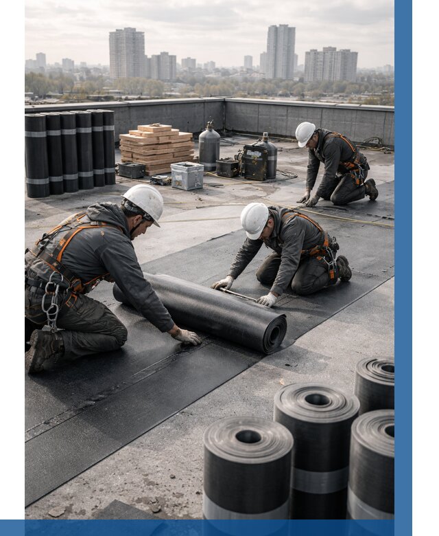 Монтаж мягкой кровли под ключ в Ессентуках от 459 р. | ВЫСОТНИК-Ссн