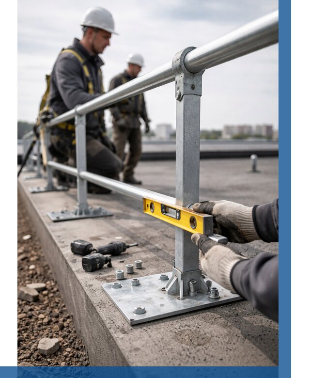 Монтаж кровельного ограждения в Ессентуках от 1224 р. | ВЫСОТНИК-Ссн