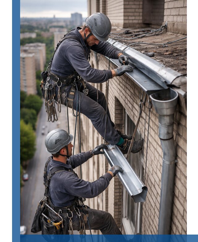 Ремонт водосточных желобов в Ессентуках, быстро и качественно