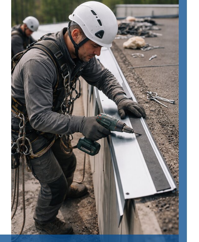 Монтаж капельника на кровле в Ессентуках от 306 р. | ВЫСОТНИК-Ссн