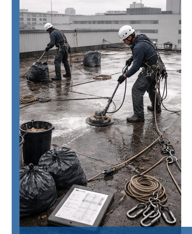 Плановая очистка кровли по графику в Ессентуках для безопасности