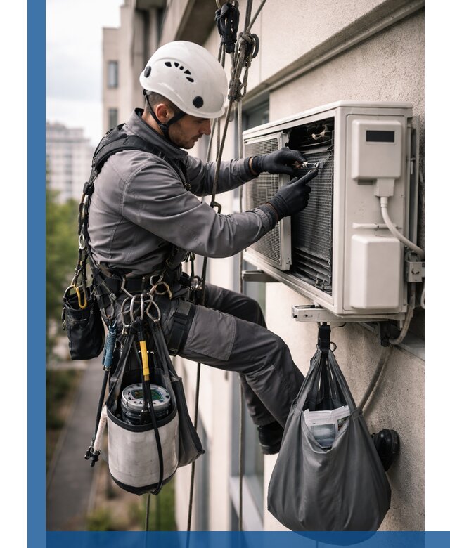 Обслуживание внешнего блока кондиционера в Ессентуках профессионально