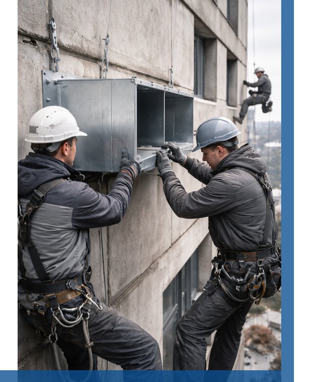 Монтаж вентиляционных коробов в Ессентуках от 3059 р. | ВЫСОТНИК-Ссн