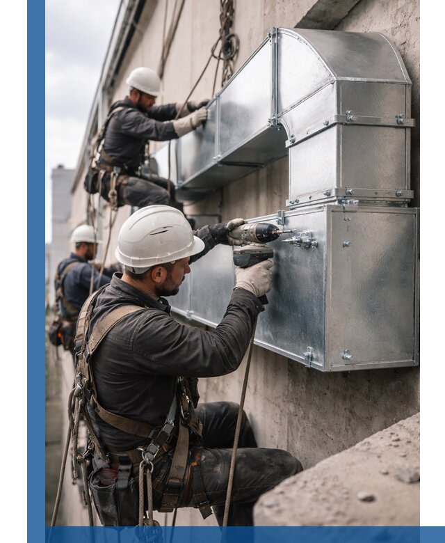 Профессиональный монтаж вентиляционных коробов в Ессентуках под ключ