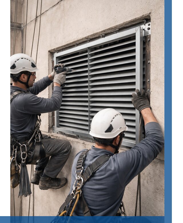 Монтаж вентиляционных решеток в Ессентуках от 4589 р. | ВЫСОТНИК-Ссн