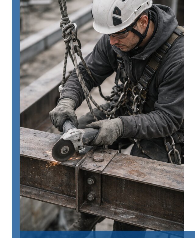 Резка металла на высоте в Ессентуках для зданий и конструкций