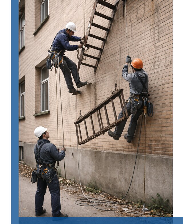 Демонтаж пожарной лестницы в Ессентуках быстро и безопасно
