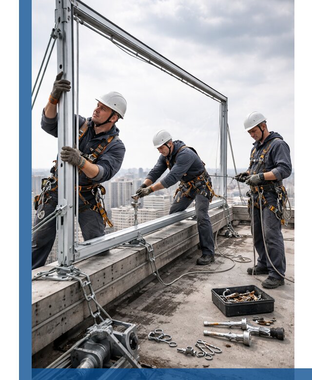 Монтаж крышных рекламных конструкций под ключ в Ессентуках