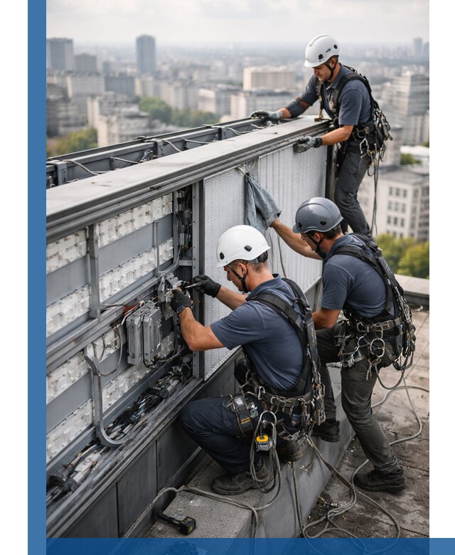 Профессиональное обслуживание крышной рекламы в Ессентуках под ключ