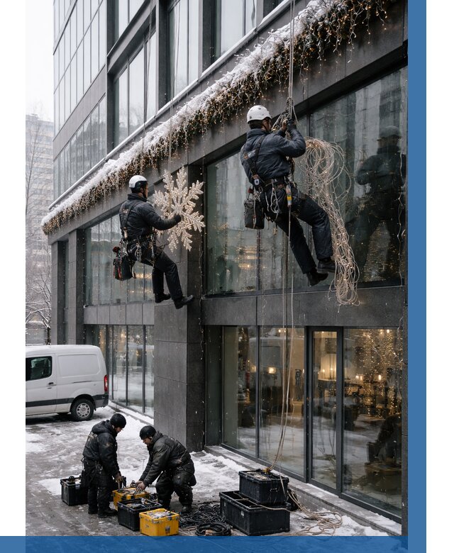 Демонтаж новогоднего оформления в Ессентуках от 5608 р. | ВЫСОТНИК-Ссн