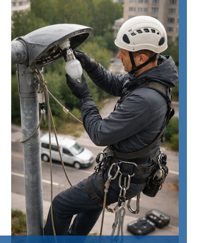 Замена ламп на высоте в Ессентуках от 2549 р. | ВЫСОТНИК-Ссн