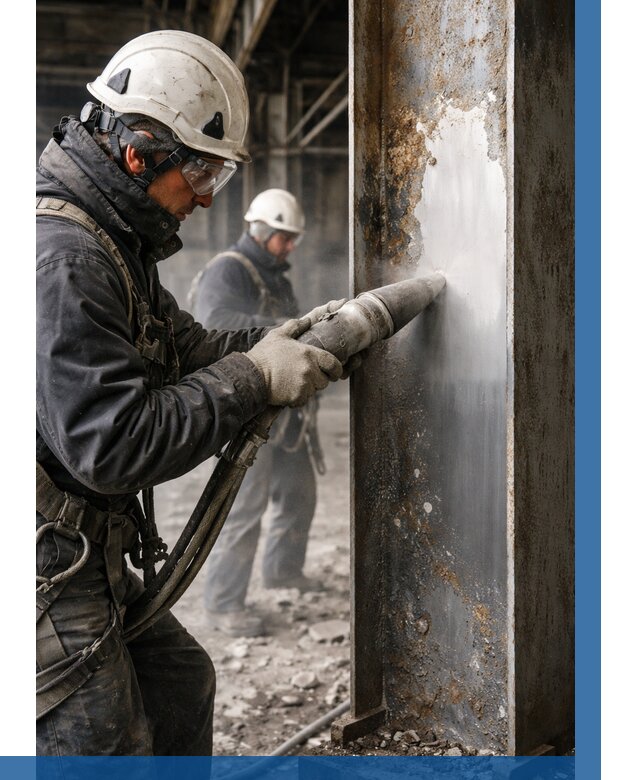 Удаление старой краски с металла в Ессентуках от 459 р. | ВЫСОТНИК-Ссн