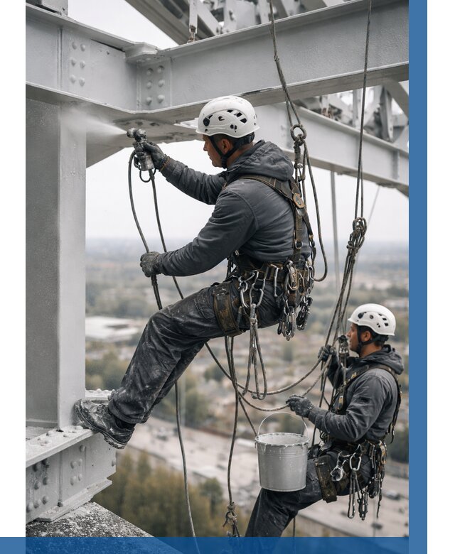 Покраска металлоконструкций на высоте в Ессентуках 357 р |ВЫСОТНИК-Ссн