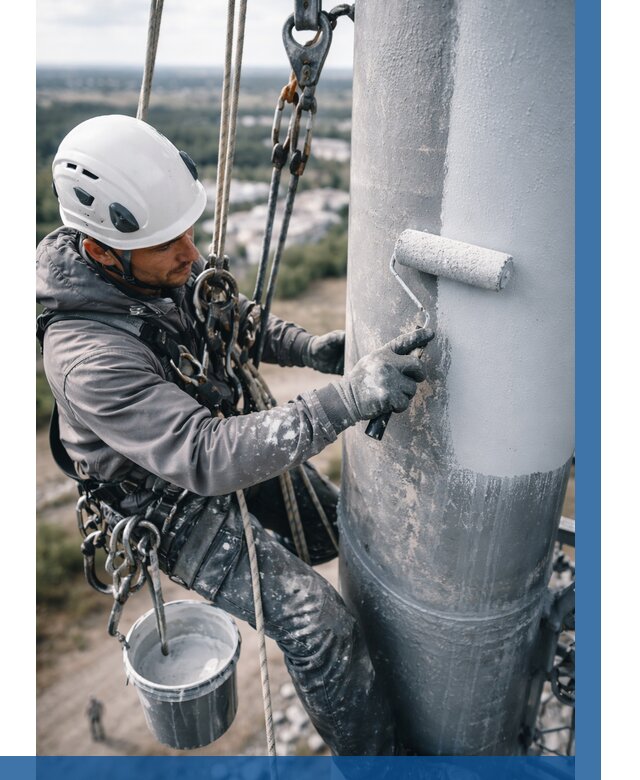 Покраска мачт связи под ключ в Ессентуках от 867 р. | ВЫСОТНИК-Ссн