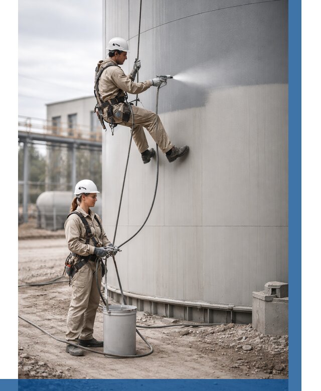 Покраска резервуаров в Ессентуках от 1224 р. | ВЫСОТНИК-Ссн — заказать