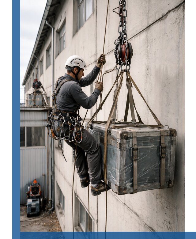 Подъем грузов на высоту в Ессентуках для промышленных объектов