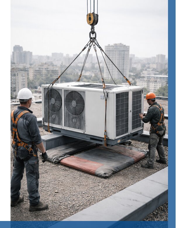 Подъем груза на крышу в Ессентуках от 5099 р. | ВЫСОТНИК-Ссн заказать