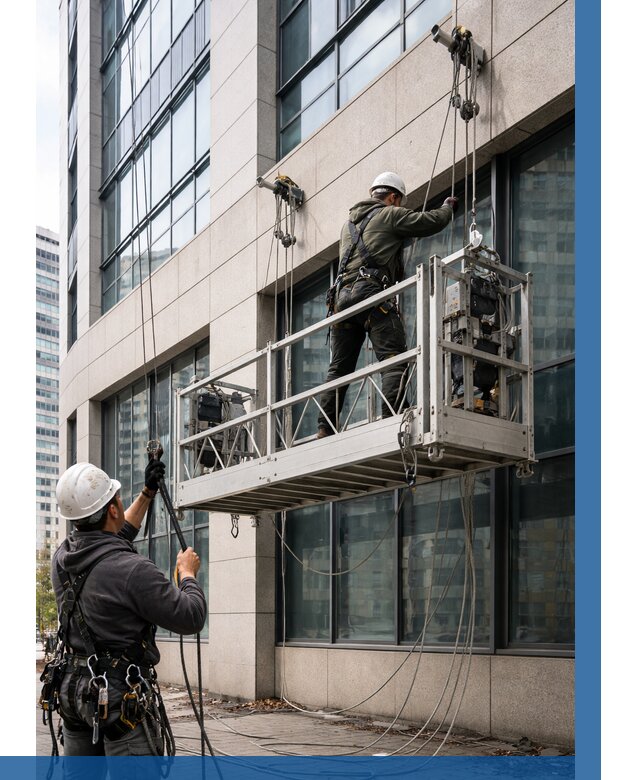 Монтаж и подъем фасадной люльки в Ессентуках от 12236 р. | ВЫСОТНИК-Ссн