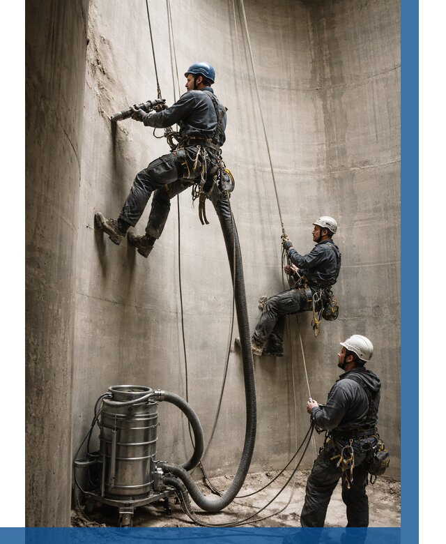 Зачистка силосов в Ессентуках от 4589 р. Договор и смета ВЫСОТНИК-Ссн