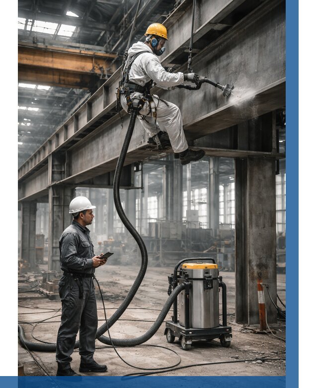 Обеспыливание конструкций в цехе в Ессентуках от 4283 р. | ВЫСОТНИК-Ссн