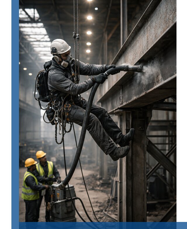 Обеспыливание конструкций в цехах промышленного производства в Ессентуках