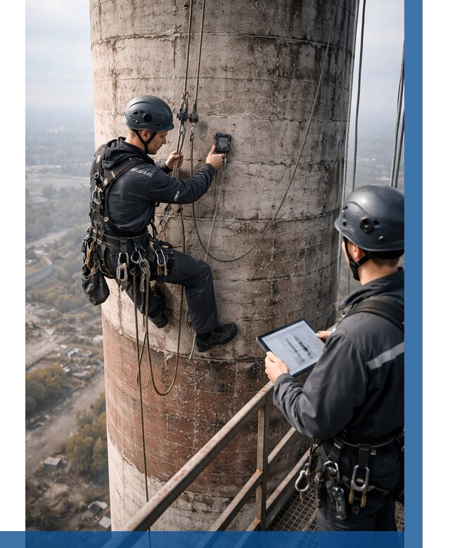 Обследование дымовой трубы в Ессентуках от 8158 р. | ВЫСОТНИК-Ссн